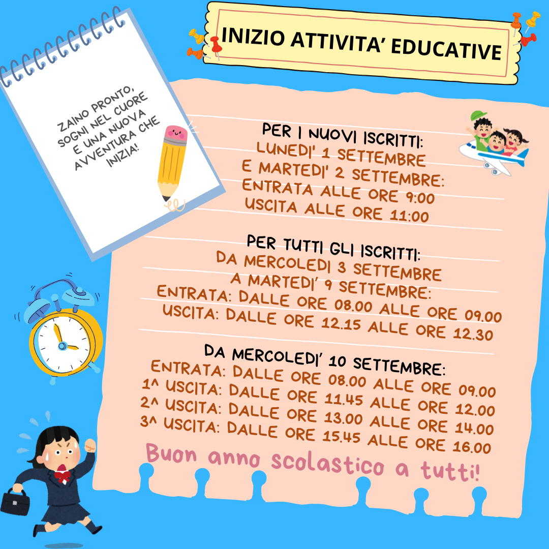 Colori Pastello Illustrato Carino Inizio Scuola Messaggio Instagram Post